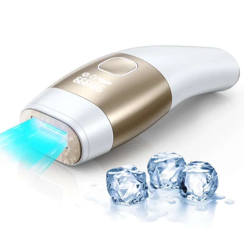 IPL Hair Removal with Ice Cooling Function, 24J High Energy Corded Laser for Body and Bikini