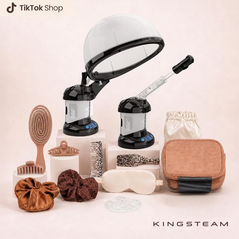 2-in-1 Hair and Facial Steamer with Ozone and UV Lamp for Deep Conditioning