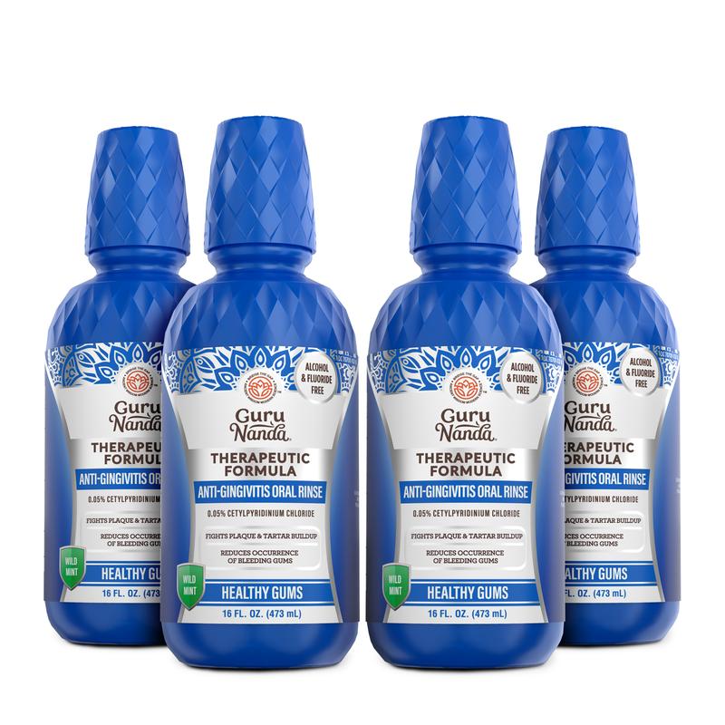 Therapeutic Anti-Gingivitis Oral Rinse with 0.05% CPC for Healthy Gums - 16 oz