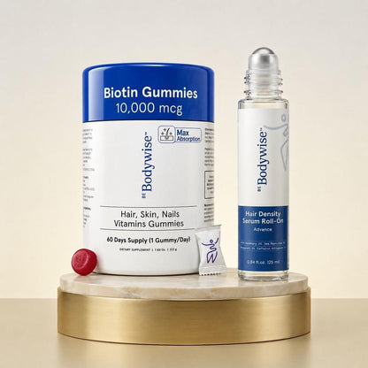 Advanced Hair Growth Roll-On Serum with 3% Rosemary and Potent Growth Complexes - Precision Scalp Applicator