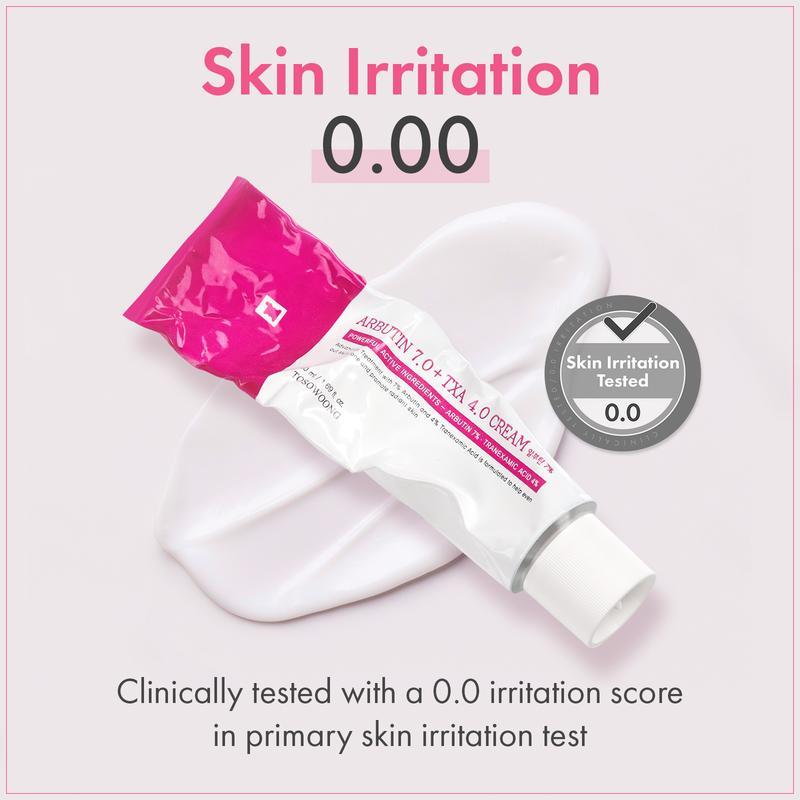 Arbutin 7% + Tranexamic Acid 4% Cream for Dark Spots and Blemishes, 50ml (1.69 fl.oz.)