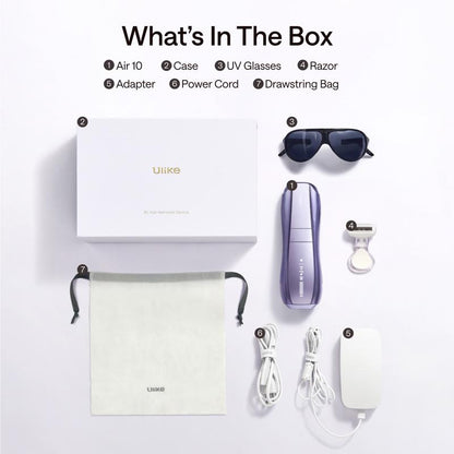 Laser Hair Removal Device with Ice-Cooling Technology, Dual Lights Skin Sensor & SHR Mode