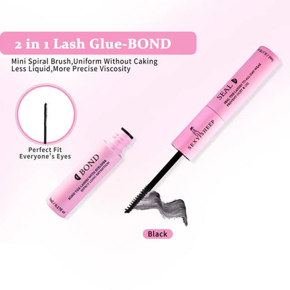 Mixed-Style Lash Clusters Kit, DIY Individual Eyelash Extensions, D-Curl Volume False Eyelashes