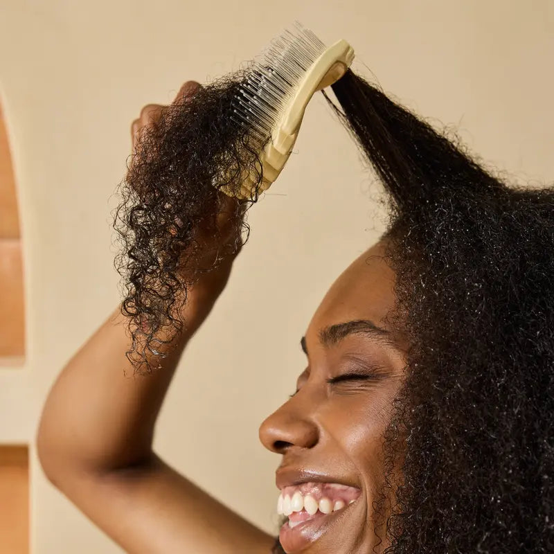 Professional Detangling and Defining Hair Brush for Curls and Waves, Styling Tool for Enhanced Texture