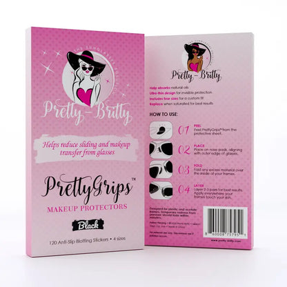 Adhesive Makeup Protectors for Glasses - Anti-Slip Blotting Paper Stickers for Frames