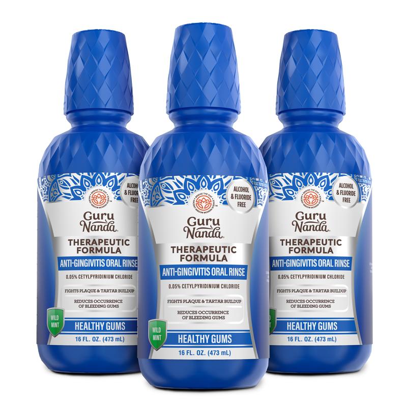 Therapeutic Anti-Gingivitis Oral Rinse with 0.05% CPC for Healthy Gums - 16 oz