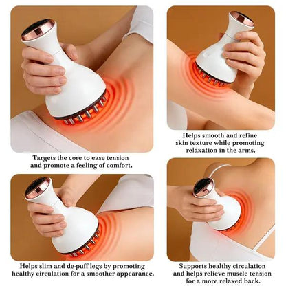 Handheld Full Body Massager Kit with 5 Massage Oils and Gua Sha Tool