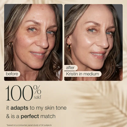CC Color-Correcting Tinted Serum with SPF Protection - Lightweight Skin Tint