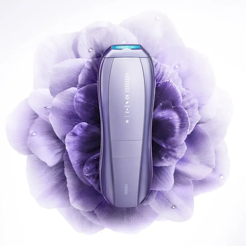 Laser Hair Removal Device with Ice-Cooling Technology, Dual Lights Skin Sensor & SHR Mode