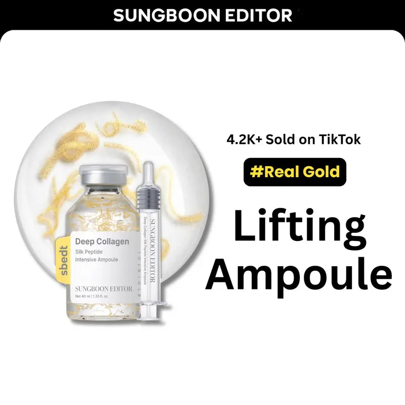 Lifting Ampoule for Wrinkle Care - Face-Lift Serum with Peptides & Deep Collagen (30ml)
