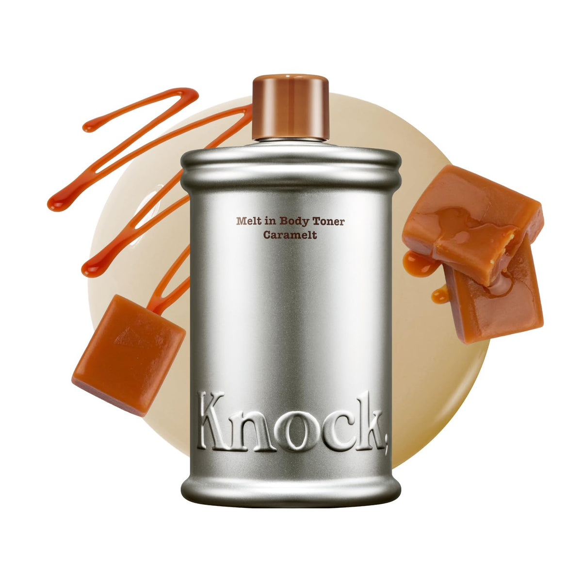 Melt-in Body Toner and Milky Body Moisturizer with Ceramide, Warm Toasted Sugar Scent