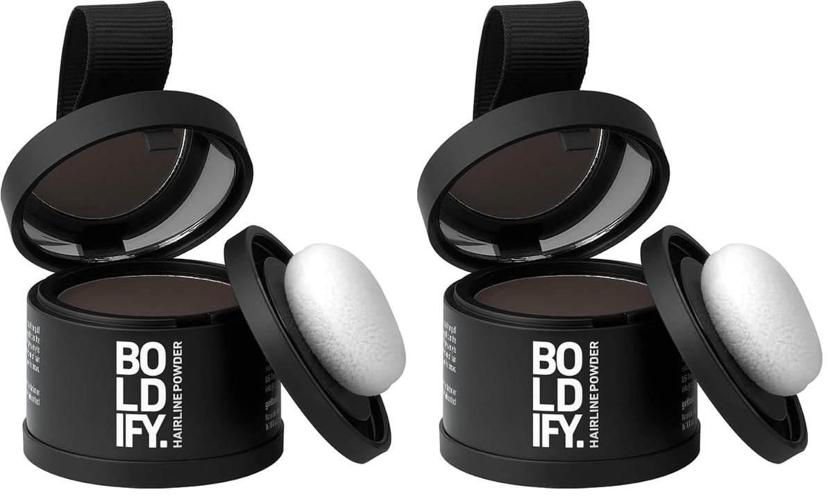 Hairline Powder and Root Touch Up Hair Color - Dark Brown, 4g Instant Coverage