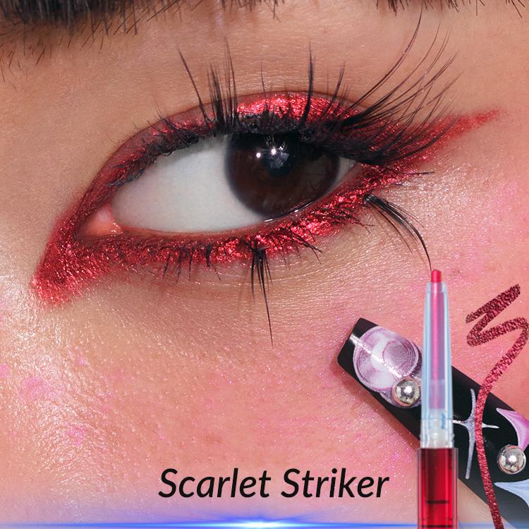 Melt-On Eyeliner - Smooth Sparkly Metallic Multichrome, Waterproof & Long-Lasting Eye Makeup