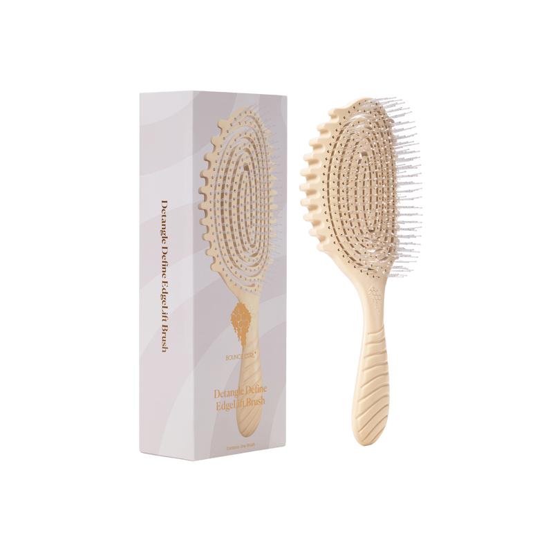 Professional Detangling and Defining Hair Brush for Curls and Waves, Styling Tool for Enhanced Texture