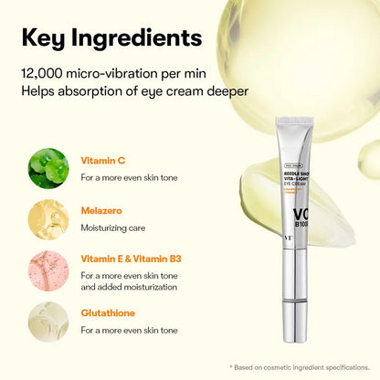 Viral PDRN Micro-Vibration Eye Cream - Firming Hyaluronic Acid Treatment with Peptide and Collagen