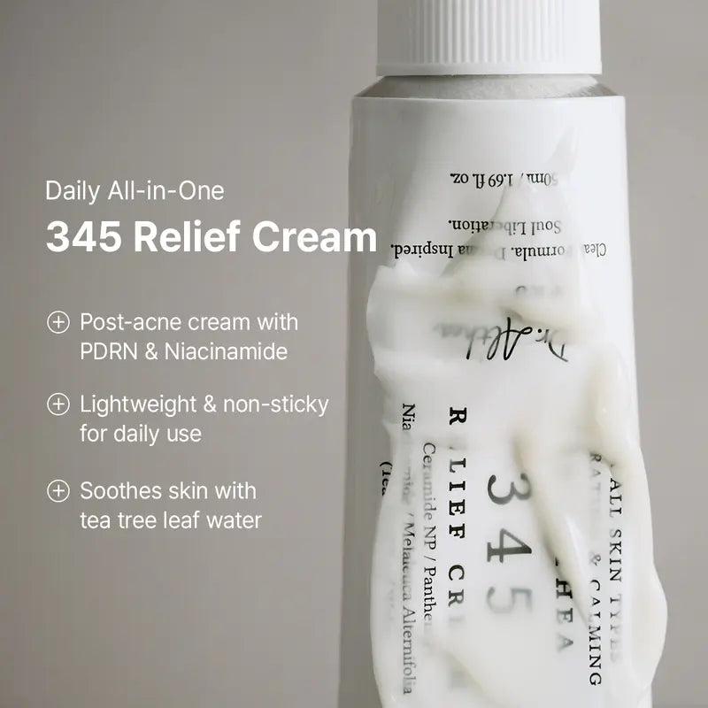 345 Relief Cream & Mist Duo - Soothing Cream for Deep Hydration and Moisture Balance