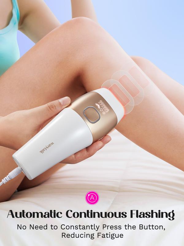 IPL Hair Removal with Ice Cooling Function, 24J High Energy Corded Laser for Body and Bikini