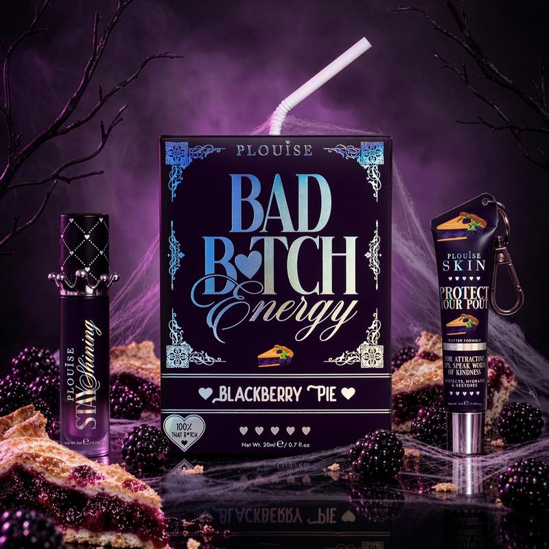 Halloween Lip Conditioner & Lip Oil Duo - Raspberry, Blackberry, and Watermelon