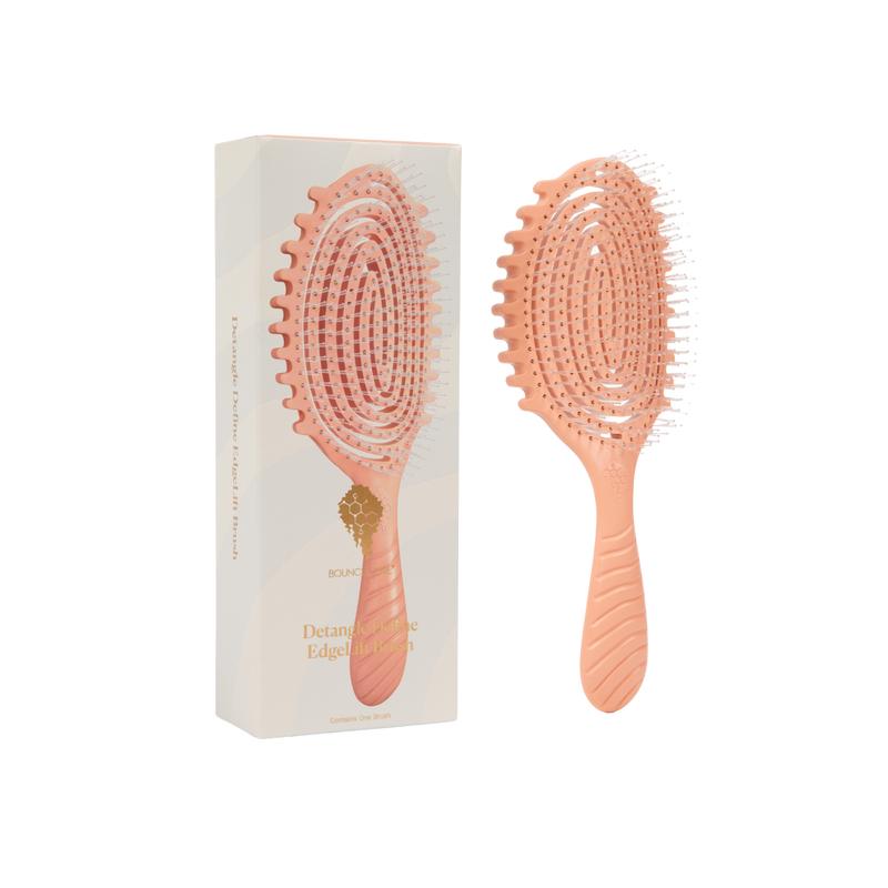 Professional Detangling and Defining Hair Brush for Curls and Waves, Styling Tool for Enhanced Texture