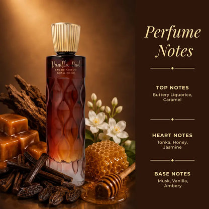 Vanilla Oud EDP & Honey Oud Hair and Body Mist Duo - Long-Lasting Layerable Fragrance Set