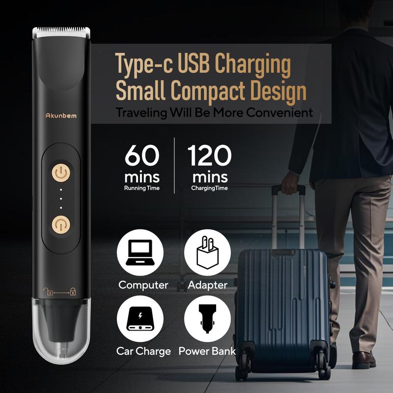 Electric Groin and Body Hair Trimmer for Men and Women, Waterproof Dual Head Shaver
