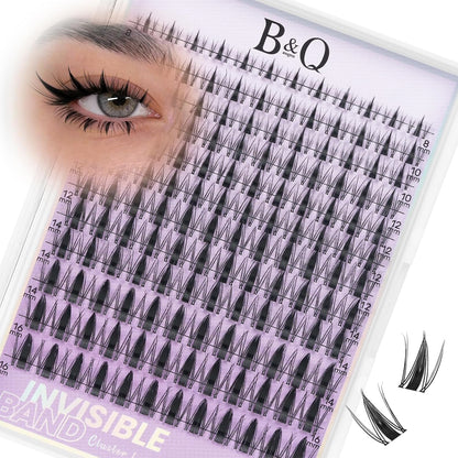 Natural Eyelash Clusters Kit - DIY Lash Extension Kit at Home with C-Curl Wispy Clusters