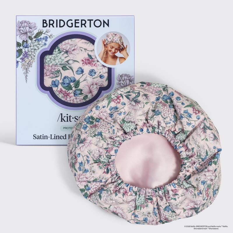 Luxury Reusable Waterproof Shower Cap - Flexi Satin Lined, Quick-dry, Adjustable for All Hair Types