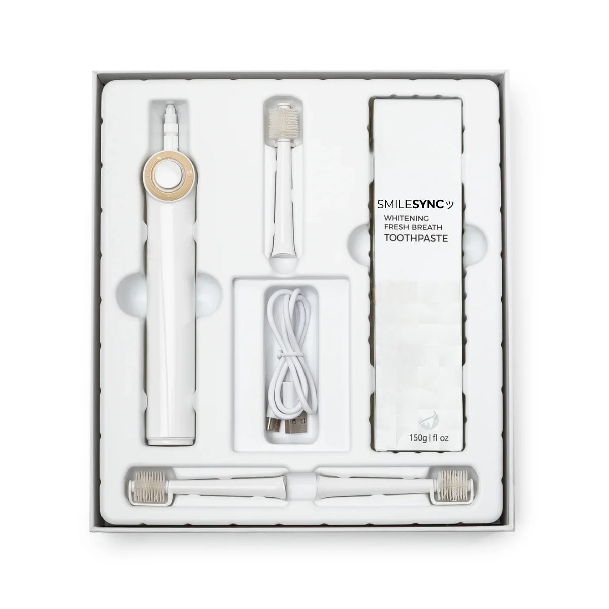3 in 1 Electric Toothbrush for Complete Oral Care and Deep Cleaning