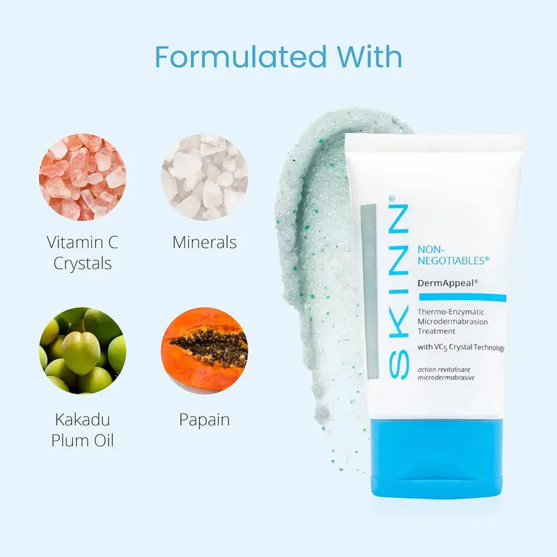 Microdermabrasion Facial Exfoliate Treatment with Advanced Crystal Technology for All Skin Types