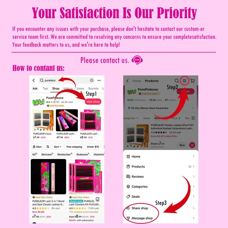 Lash Clusters Kit Wispy Natural DIY Eyelash Extensions 10-16mm 300pcs C Curl Individual Eyelashes