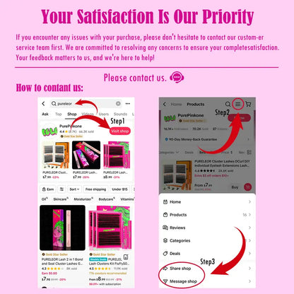 Lash Clusters Kit Wispy Natural DIY Eyelash Extensions 10-16mm 300pcs C Curl Individual Eyelashes