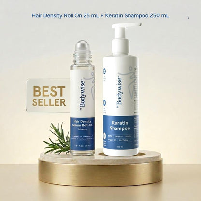 Advanced Hair Growth Roll-On Serum with 3% Rosemary and Potent Growth Complexes - Precision Scalp Applicator