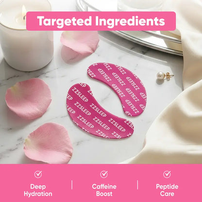 Hydrating & Depuffing Hydrogel Eye Masks with Caffeine & Peptides (12 Pairs)