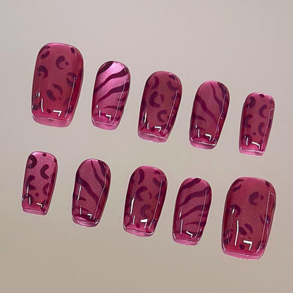 Autumn Spice Collection - 100% Handcrafted 3D Press-On Nails, Reusable Salon-Quality Gel Luxury
