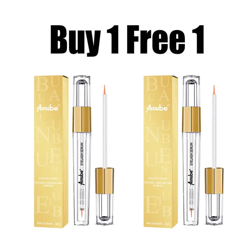 Eyelash Enhancer Lash Serum - 3ml+3ml Buy 1 Free 1, Plant-Based Tech for Longer Lashes