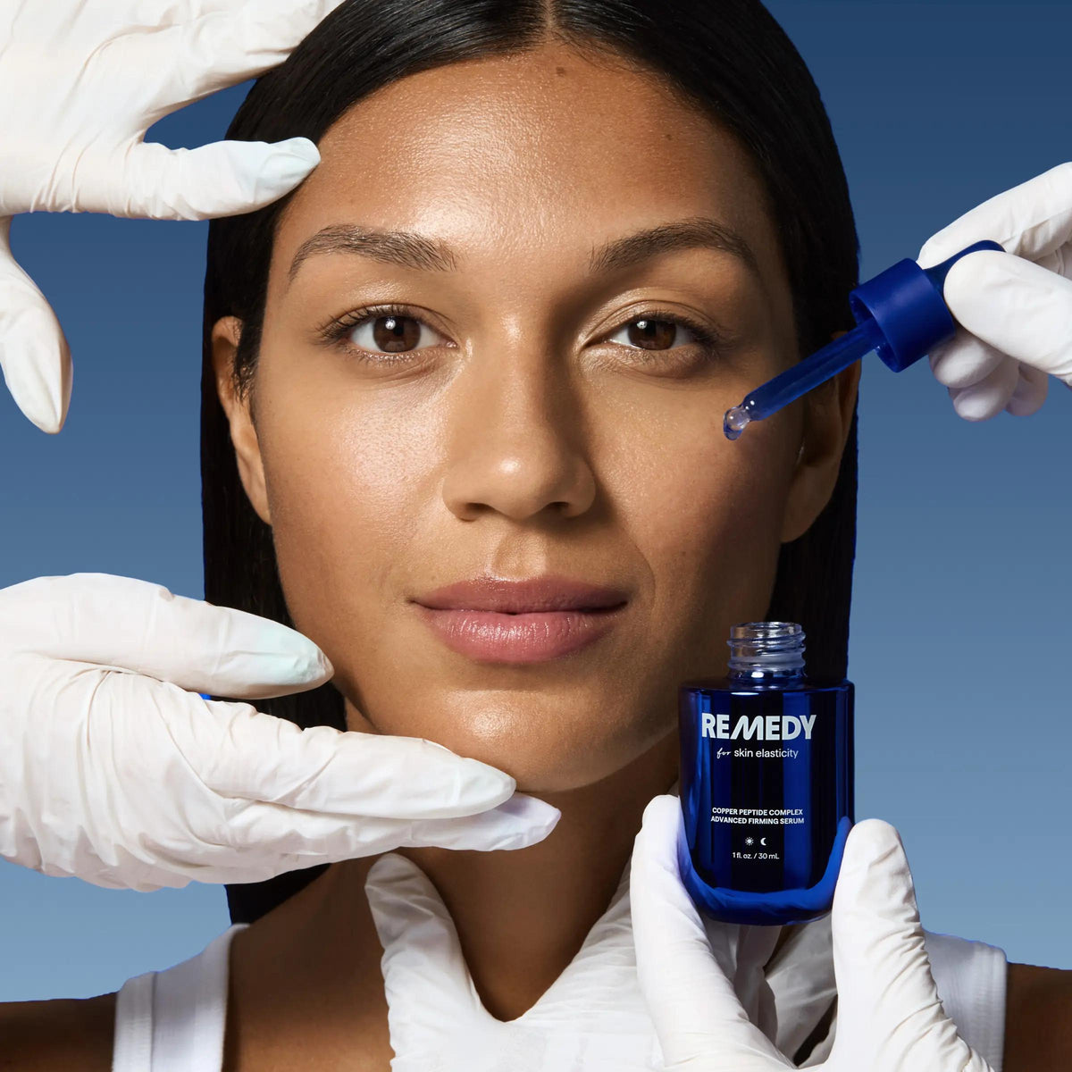 Copper Peptide Complex Advanced Firming Serum with 1% Pure GHK-Cu for Collagen Support