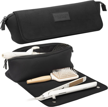 Hair Tools Travel Bag and Heat Resistant Mat (15.5") for Flat Irons, Straighteners, and Curling Irons
