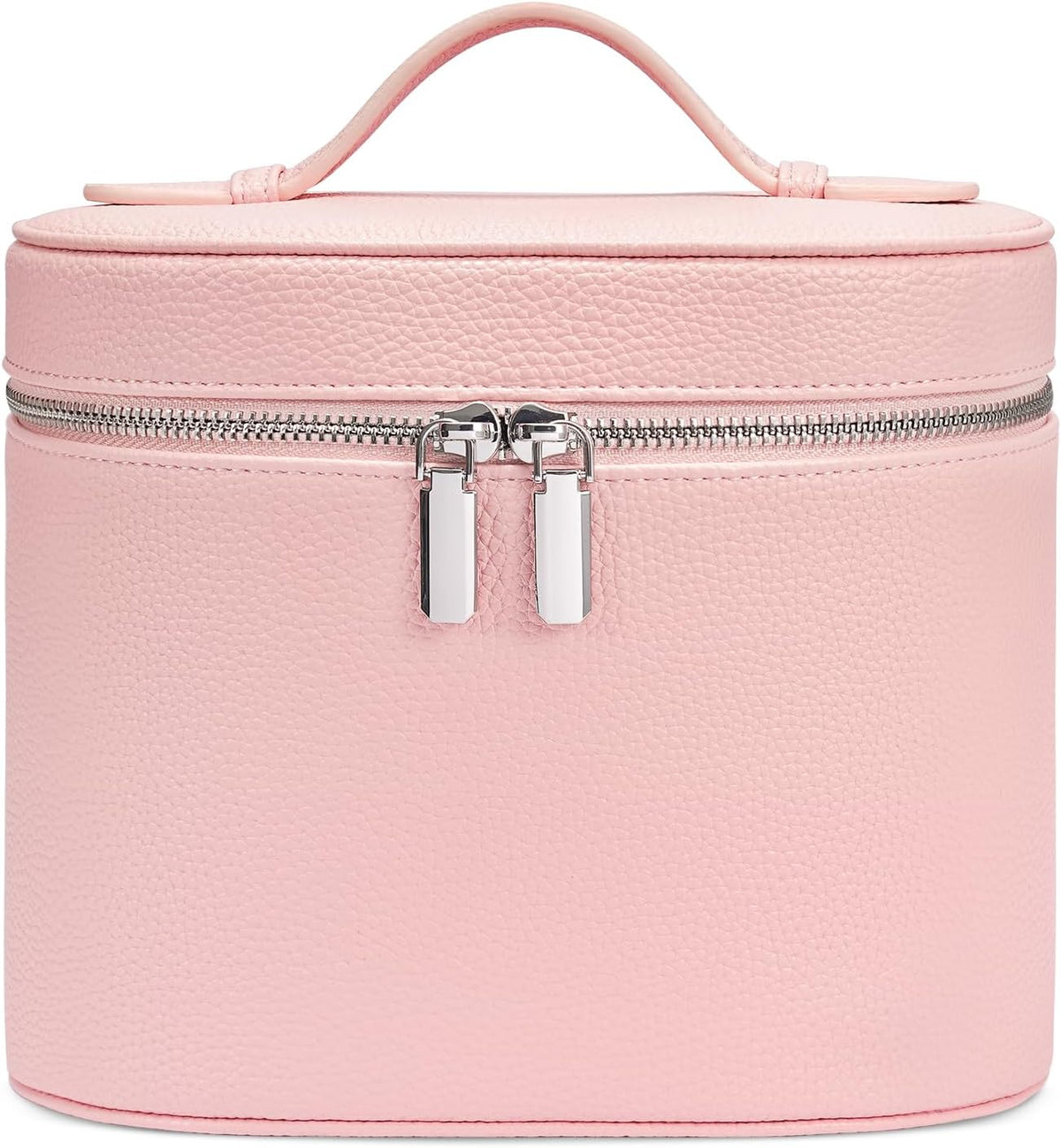Portable Makeup Bag with Removable Compartments and Handle - Travel Cosmetic Case