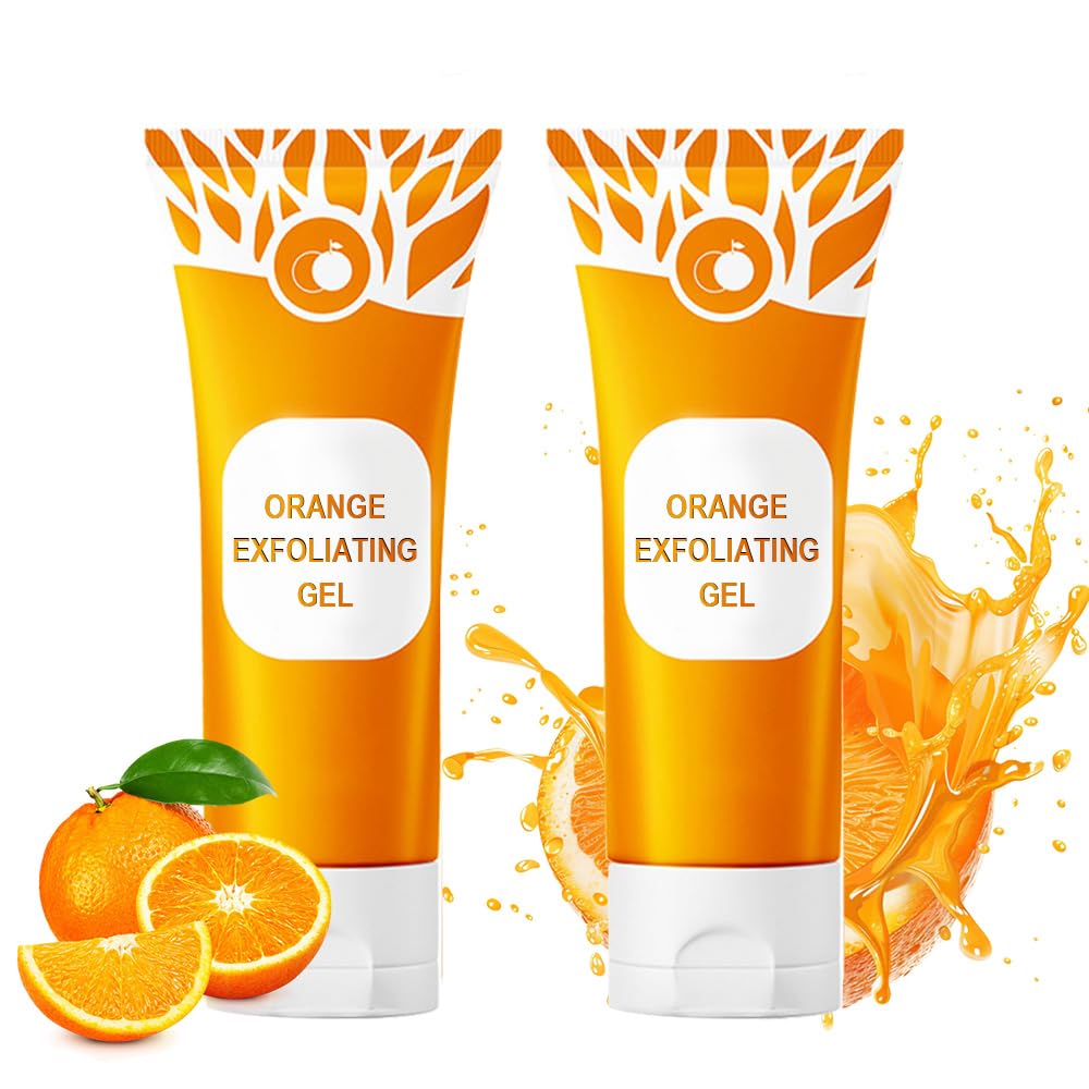 Advanced 2026 Orange Enzyme Face & Body Exfoliator - Deep Cleansing & Hydrating Formula