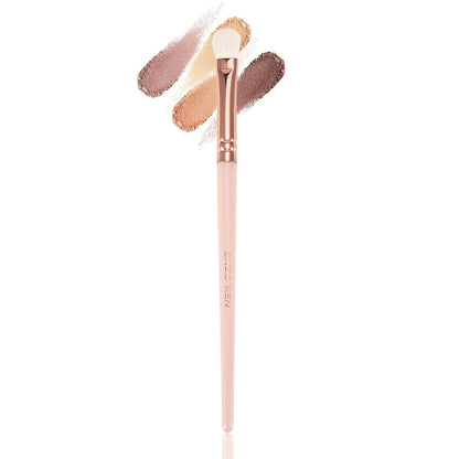 Professional Bamboo Makeup Brush Set with Natural Sable Hair and Travel Case, 7-Piece Kit
