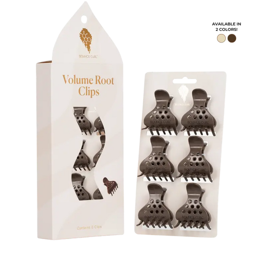 Volume Root Clips for Hair - Brown and Tan Styling Tools for Natural Lift
