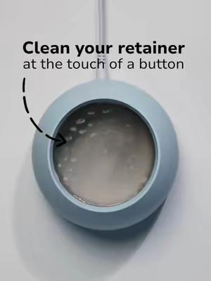 Ultrasonic Dental Appliance Cleaner - Professional UV Sanitizing Pod for Aligners and Retainers