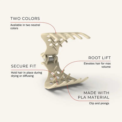 Volume Root Clips for Hair - Brown and Tan Styling Tools for Natural Lift
