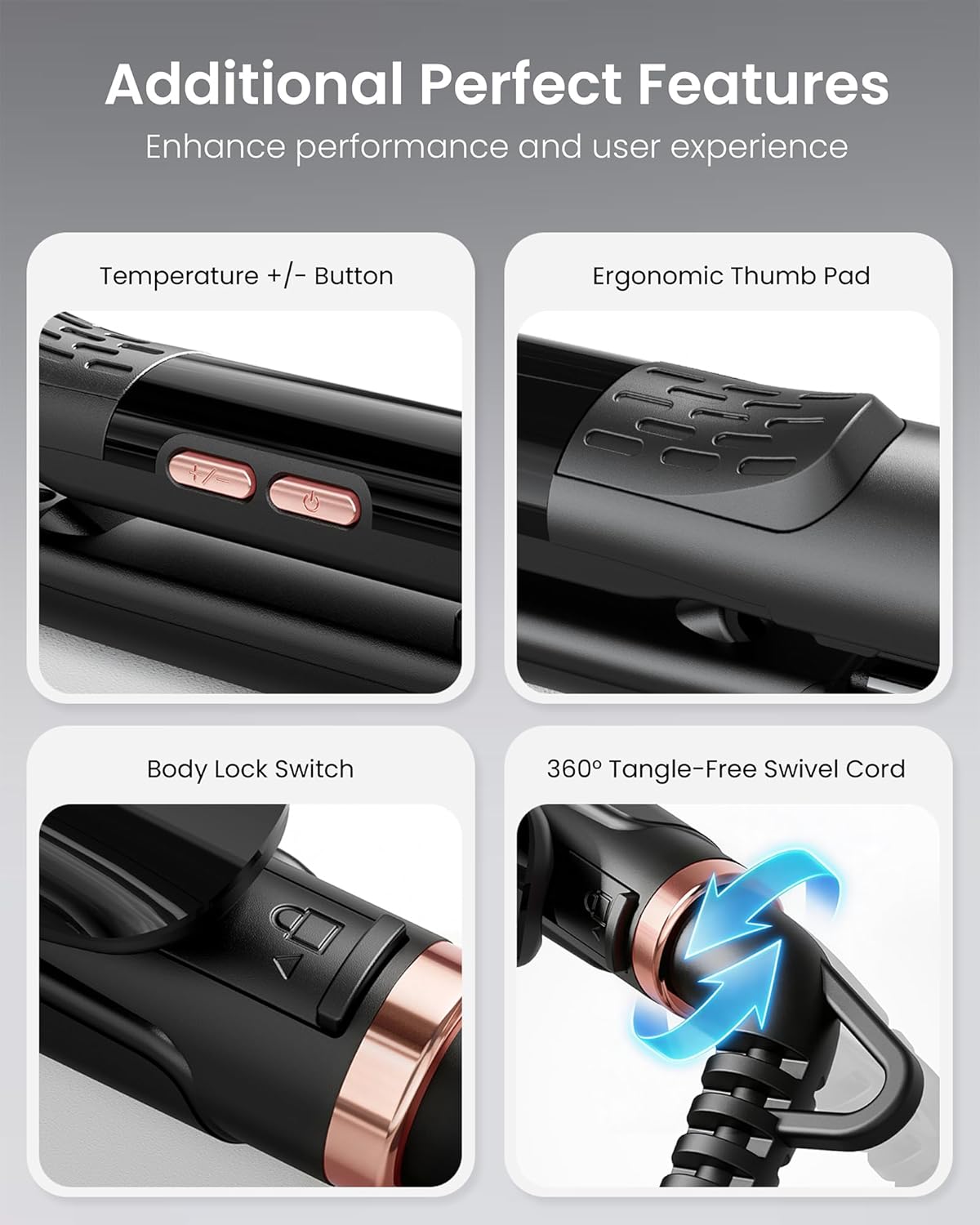 0.5 Inch Mini Flat Iron with Adjustable Temp, 100-240V Dual Voltage Hair Straightener for Short Hair