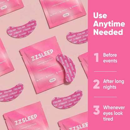 Hydrating & Depuffing Hydrogel Eye Masks with Caffeine & Peptides (12 Pairs)