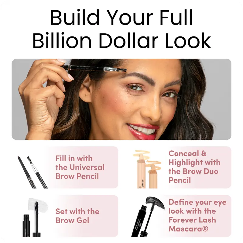 Professional Eyebrow Symmetry Mapping Kit with Precision Ruler for Perfect Makeup Application