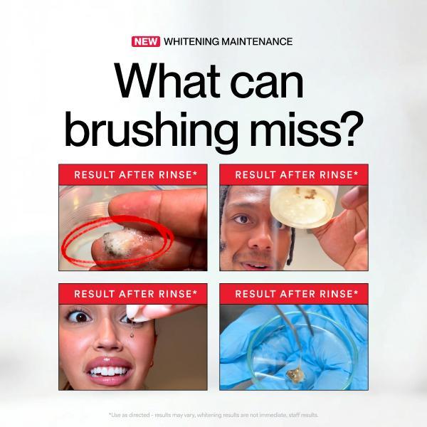 Advanced Whitening Mouthwash for White Teeth and Fresh Breath with Essential Oils 237ml