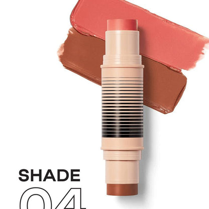 Award-Winning Blush and Bronzer Makeup Stick, Easy-to-Blend Dual-Ended Cosmetics for Flawless Glow