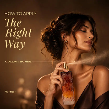 Vanilla Oud EDP & Honey Oud Hair and Body Mist Duo - Long-Lasting Layerable Fragrance Set