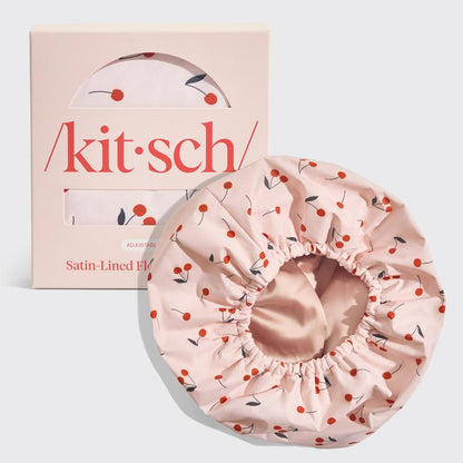 Luxury Reusable Waterproof Shower Cap - Flexi Satin Lined, Quick-dry, Adjustable for All Hair Types